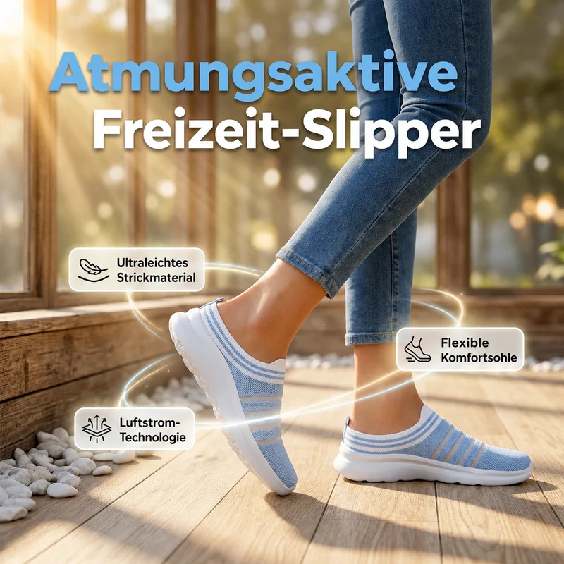 Livorae | Atmungsaktive Komfortschuhe ohne Schnürung