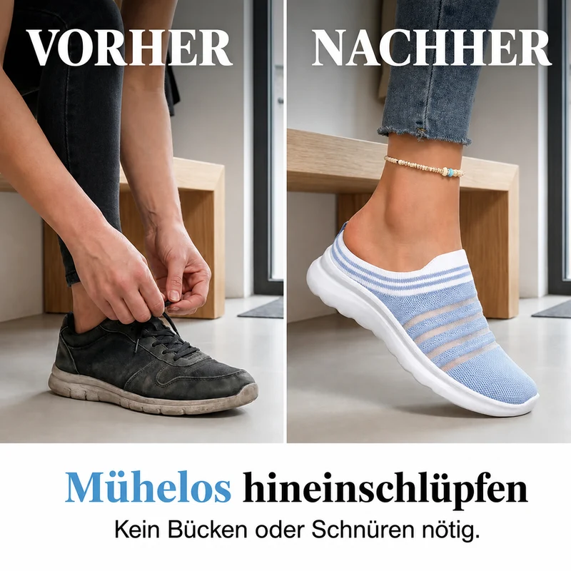Livorae | Atmungsaktive Komfortschuhe ohne Schnürung