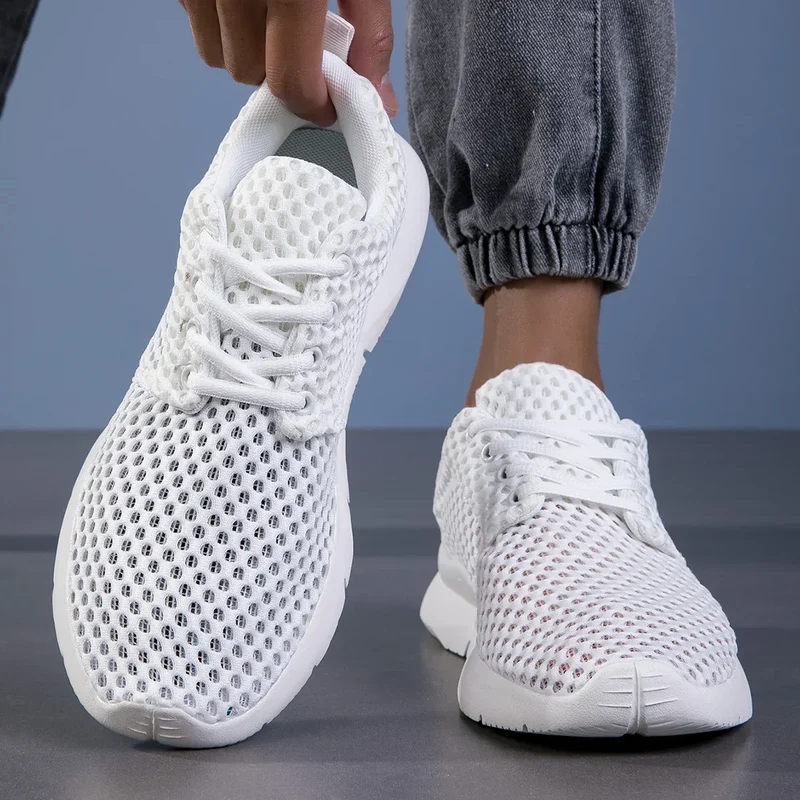 Deilo | Bequeme Freizeitsneaker mit Luftnetz