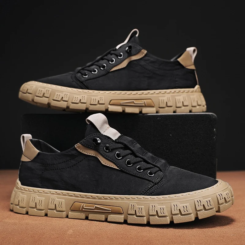 Torvian | Robuste Canvas-Sneaker mit Profilsohle