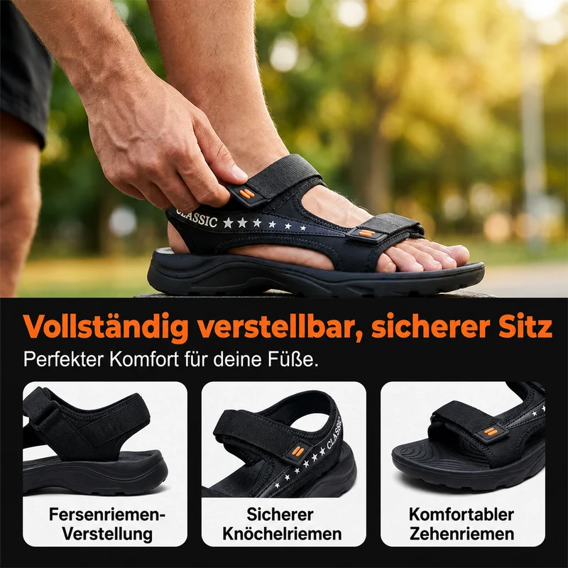 Calvoro | Herren-Sandalen für Wandern und Freizeit