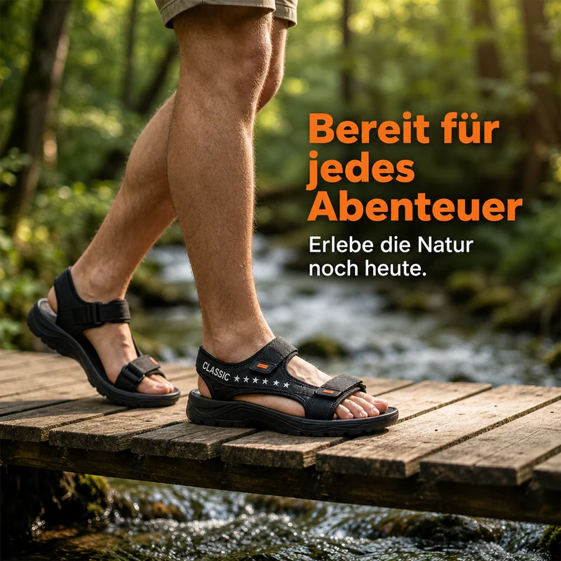 Calvoro | Herren-Sandalen für Wandern und Freizeit