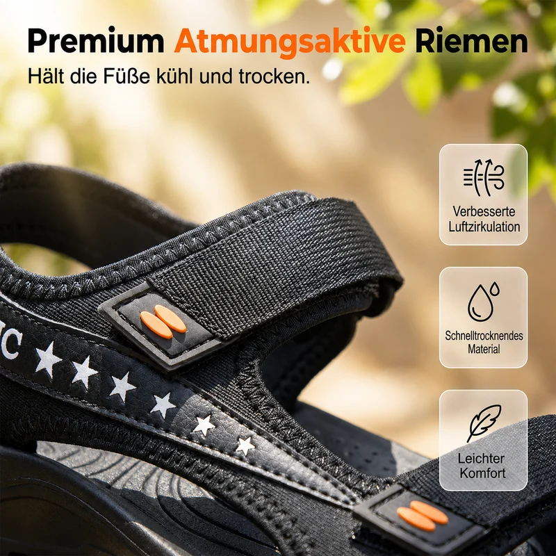 Calvoro | Herren-Sandalen für Wandern und Freizeit