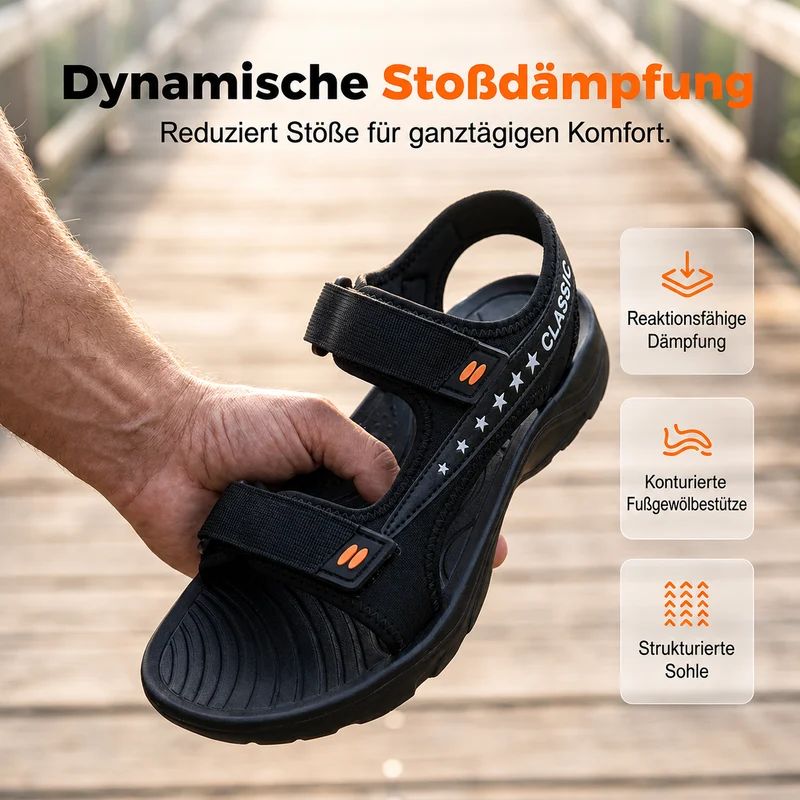 Calvoro | Herren-Sandalen für Wandern und Freizeit