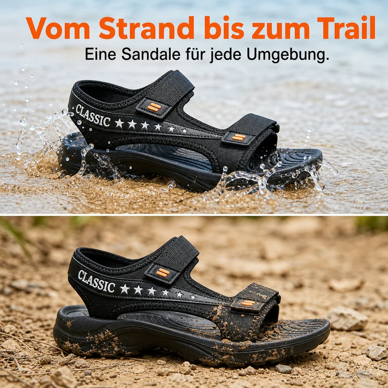 Calvoro | Herren-Sandalen für Wandern und Freizeit