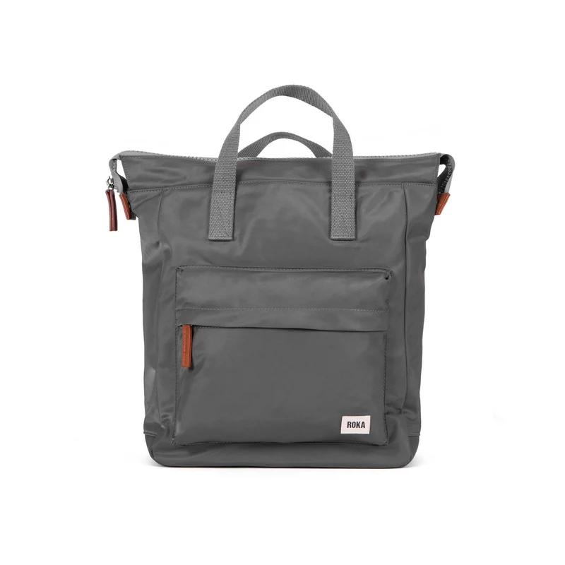 ROKA Bantry B Graphit Medium Tasche aus recyceltem Nylon