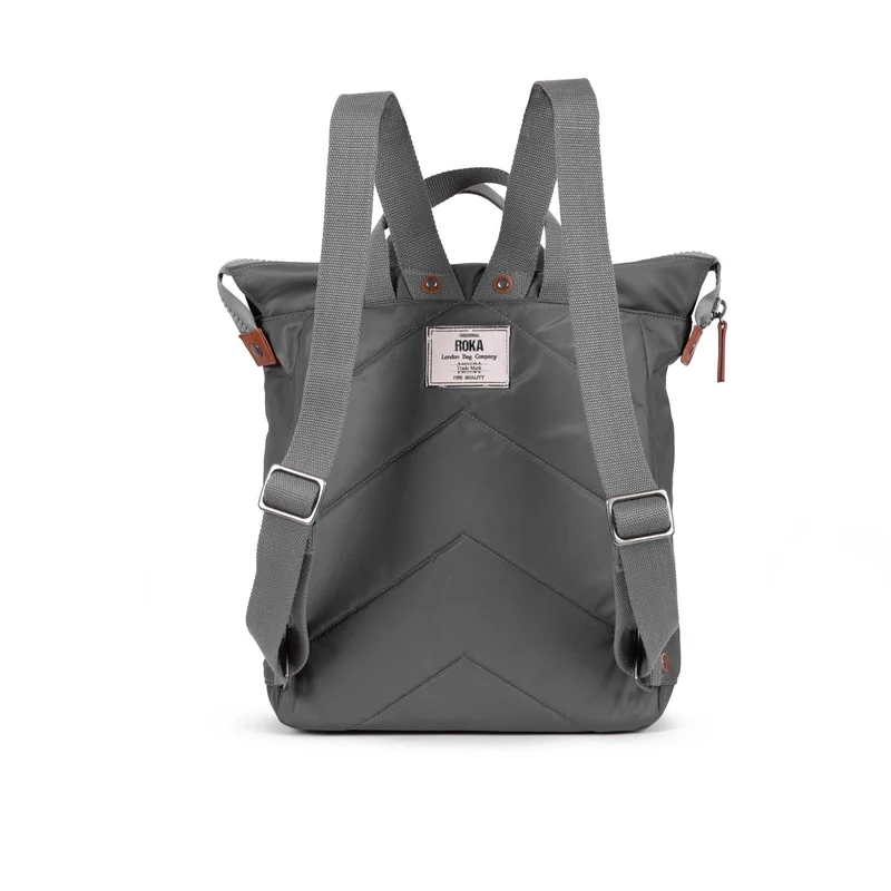 ROKA Bantry B Graphit Medium Tasche aus recyceltem Nylon