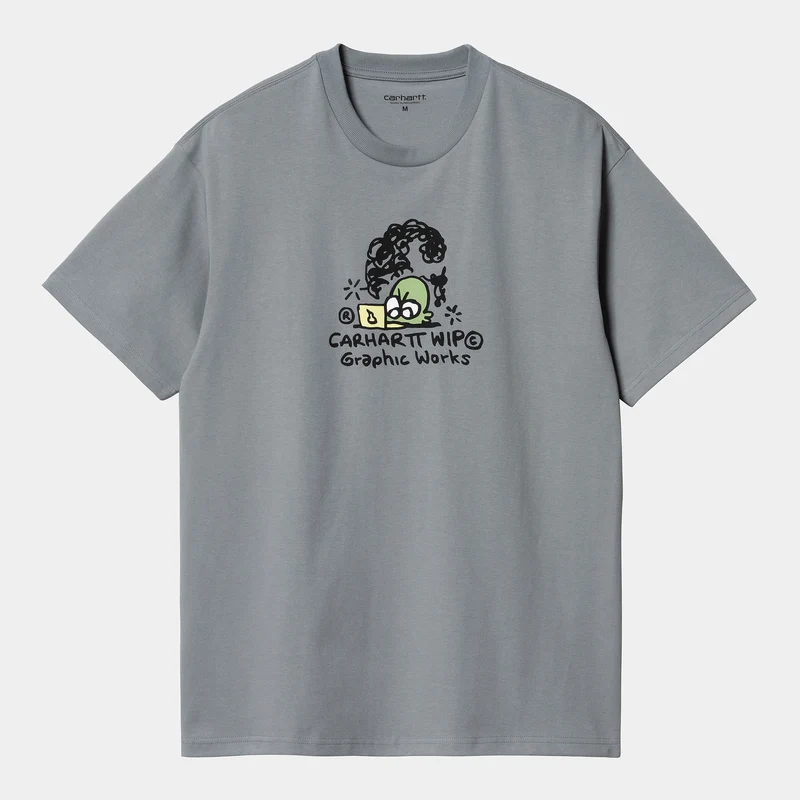Carhartt WIP Graphic Works T-Shirt für Herren - Taubengrau