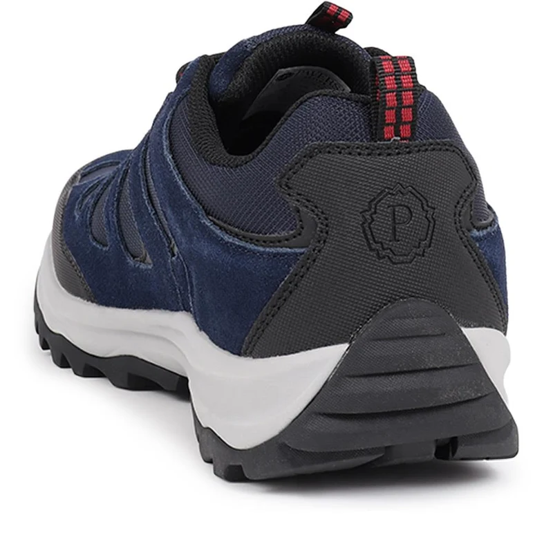 Leather Walking Trainers - BOJIE40003 / 325 768 - Navy