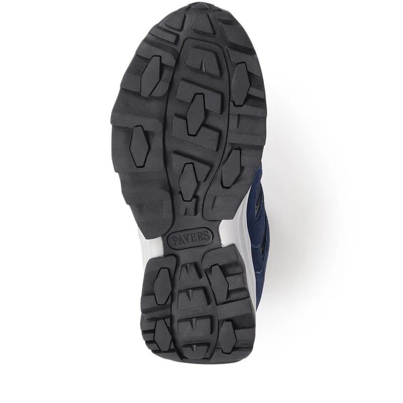 Leather Walking Trainers - BOJIE40003 / 325 768 - Navy