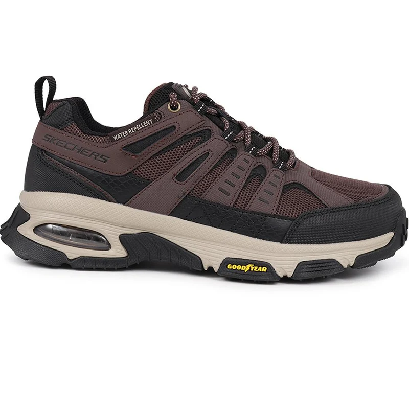 Skech-Air Envoy Lace-Up Trainers - SKE40087 / 325 605 - Brown