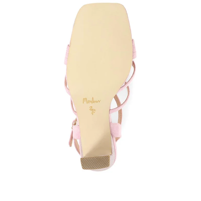 Block Heeled Party Shoes - MENBU35506 / 321 870 - Lilac