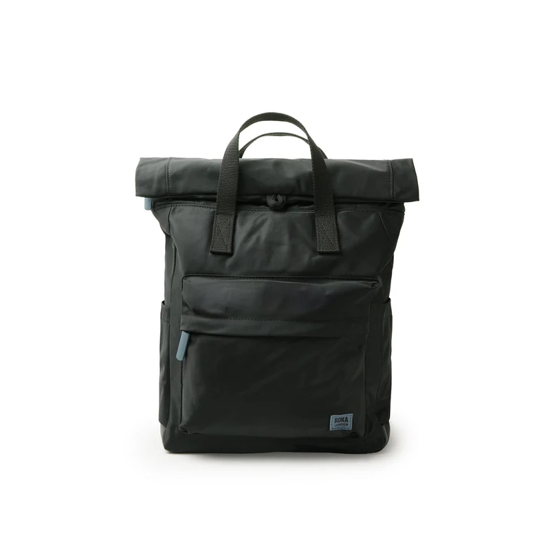 ROKA All Black Canfield B Airforce Medium Tasche aus recyceltem Nylon