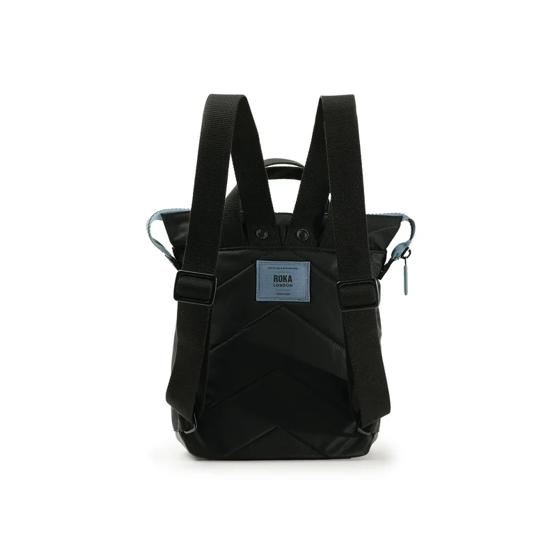 ROKA All Black Bantry B Airforce Kleine Tasche aus recyceltem Nylon