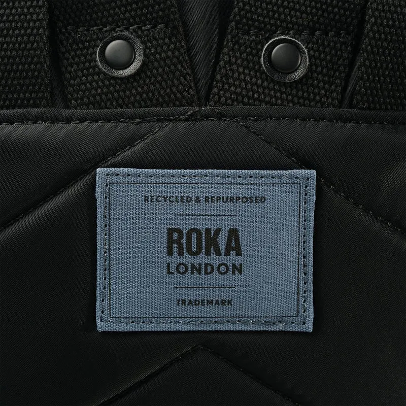 ROKA All Black Bantry B Airforce Kleine Tasche aus recyceltem Nylon