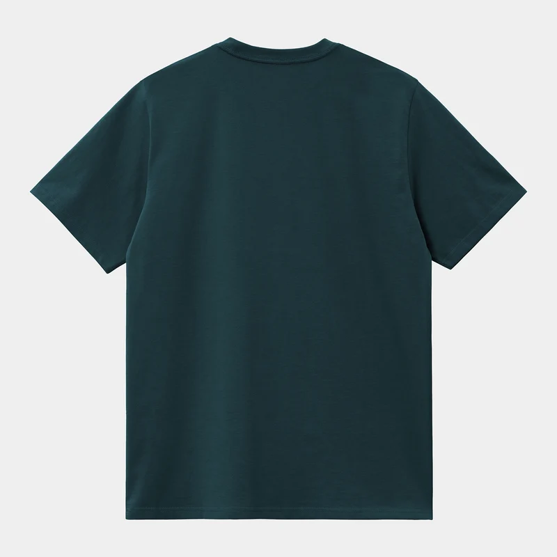 Carhartt WIP Herren Chase Kurzarm-T-Shirt - Entenblau