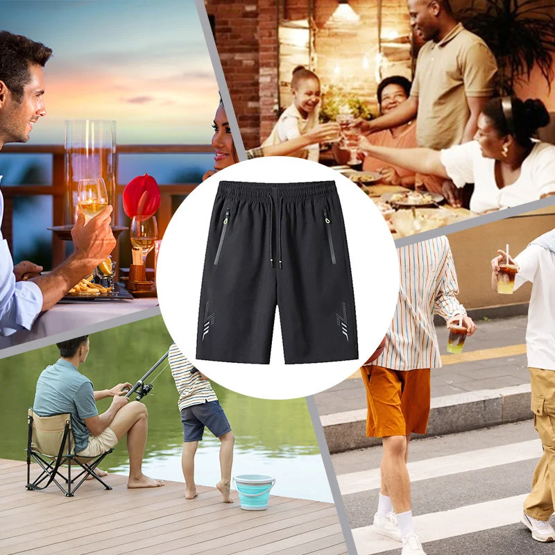 Zionn | Atmungsaktive Herren-Shorts im 3er-Pack