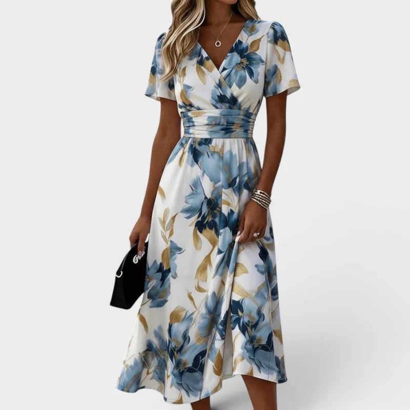 Nevaeh | Elegantes Sommerkleid mit floraler Note