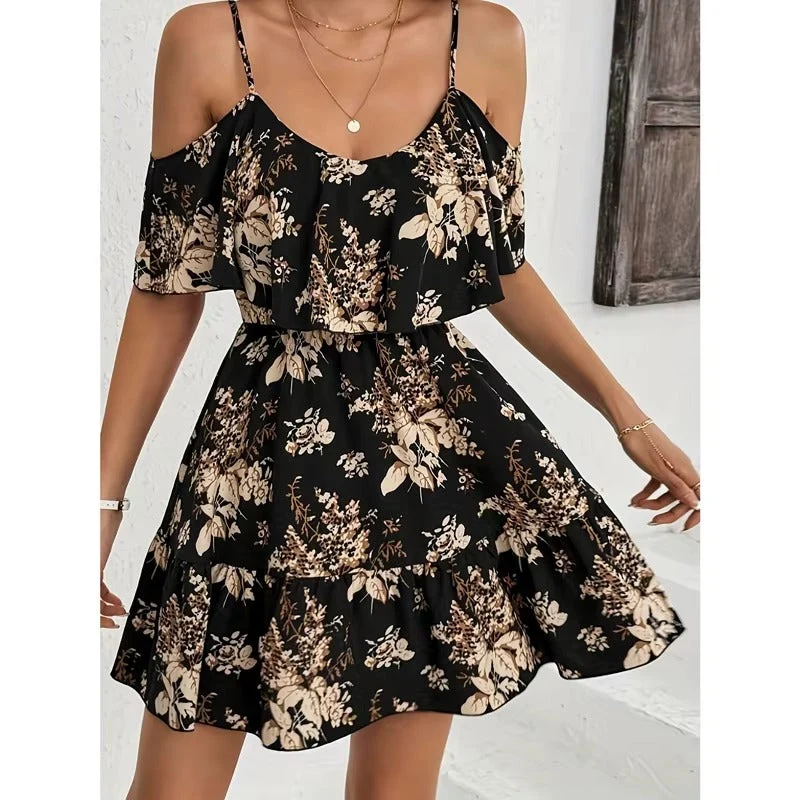 Abigaile | Feminines Minikleid mit Spaghettiträgern