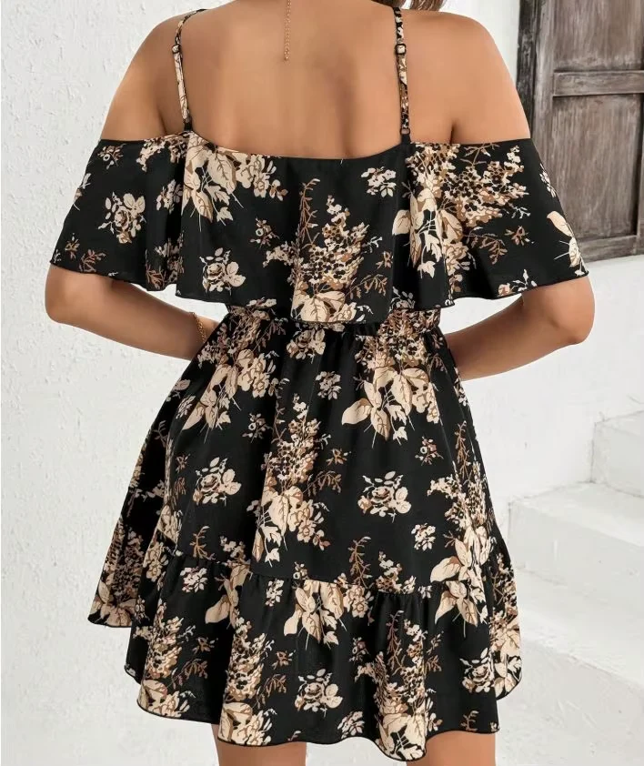 Abigaile | Feminines Minikleid mit Spaghettiträgern