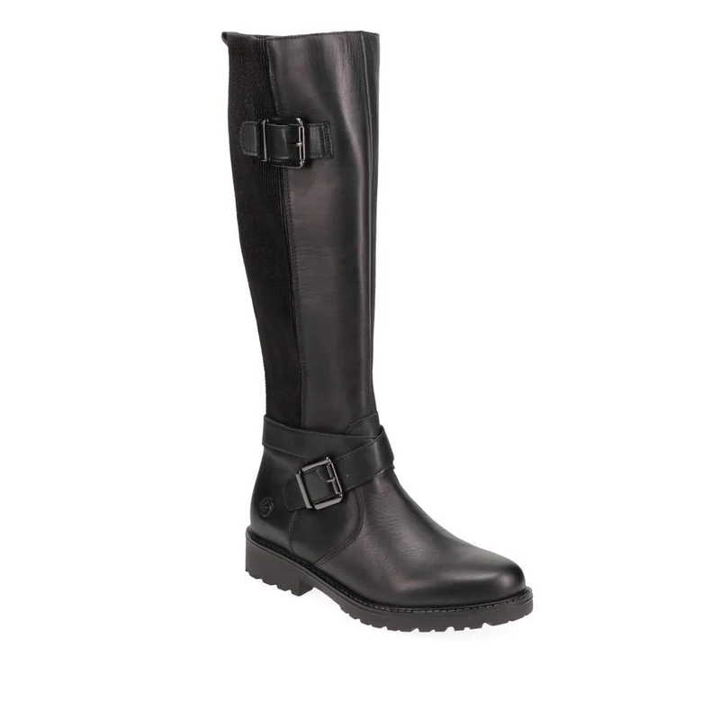 Dual-Buckle Long Boots - DRS40505 / 325 670 - Black
