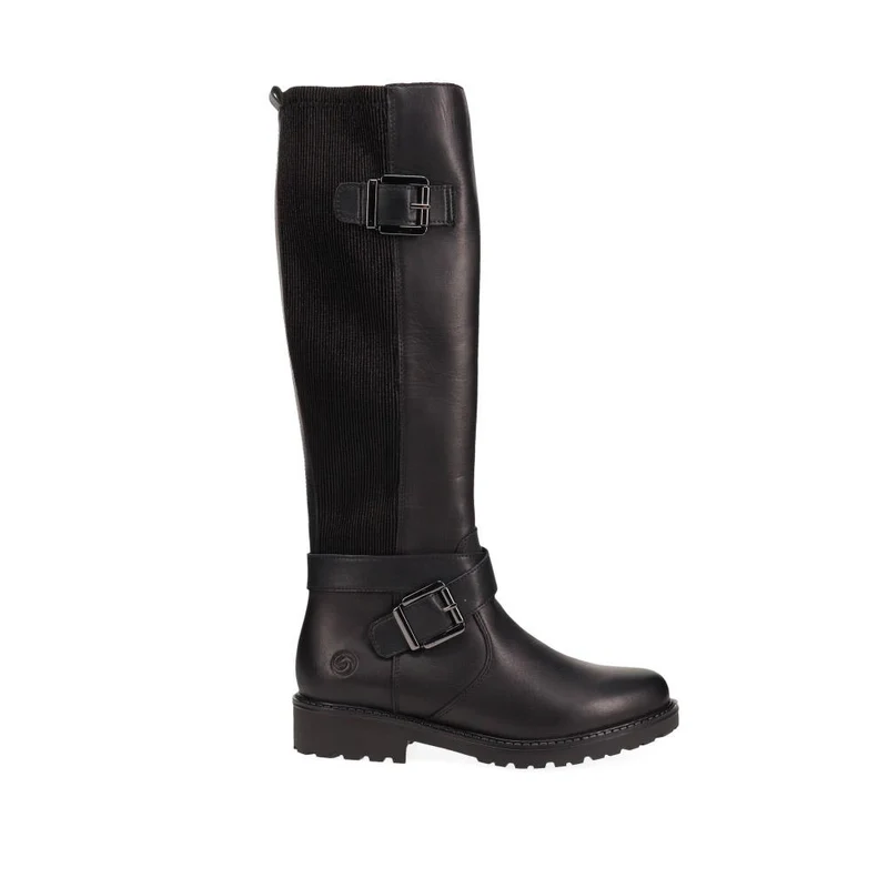 Dual-Buckle Long Boots - DRS40505 / 325 670 - Black
