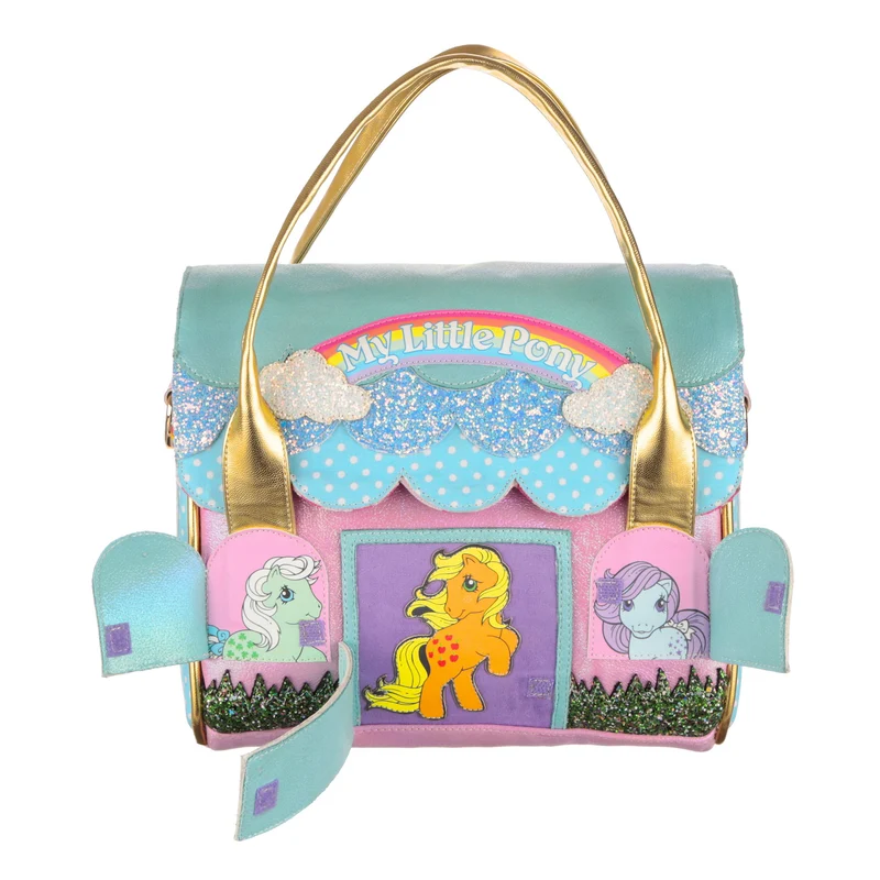 Irregular Choice Frauen My Little Pony In einer Scheune geborene Tasche – Blau/Rosa