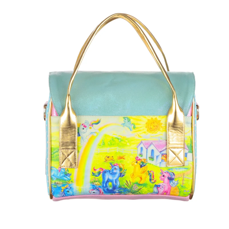 Irregular Choice Frauen My Little Pony In einer Scheune geborene Tasche – Blau/Rosa