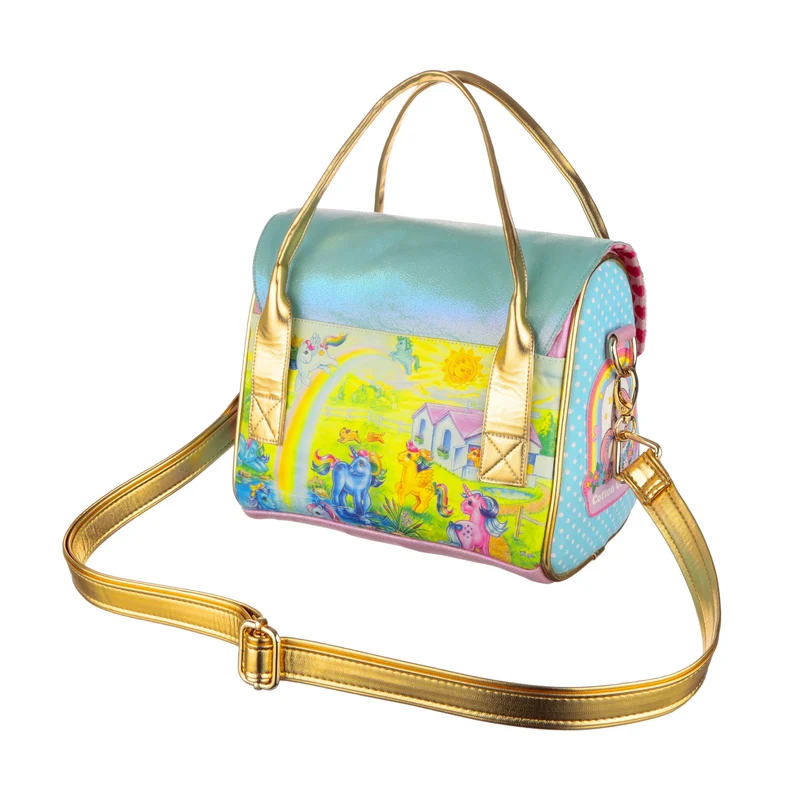 Irregular Choice Frauen My Little Pony In einer Scheune geborene Tasche – Blau/Rosa