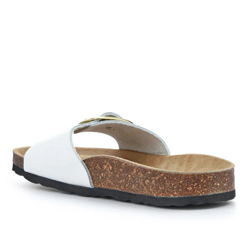 All-Leather Slip-On Mules - PATRI39014 / 326 634 - White