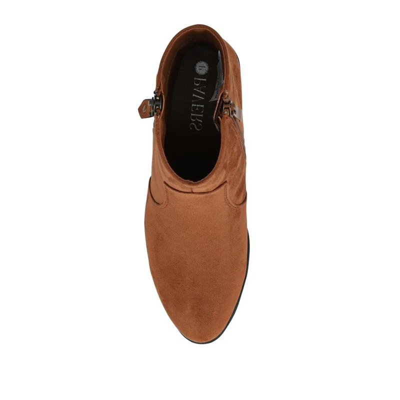 Western-Heeled Ankle Boots - SANYI40001 / 325 935 - Tan