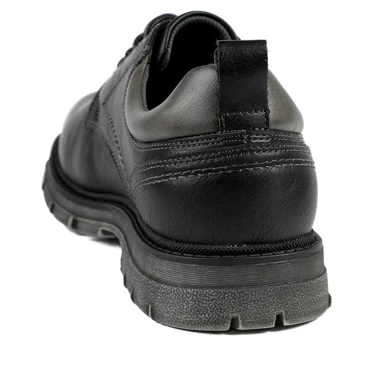 Casual Chunky Lace Up Shoes - WOIL42028 / 327 966 - Black
