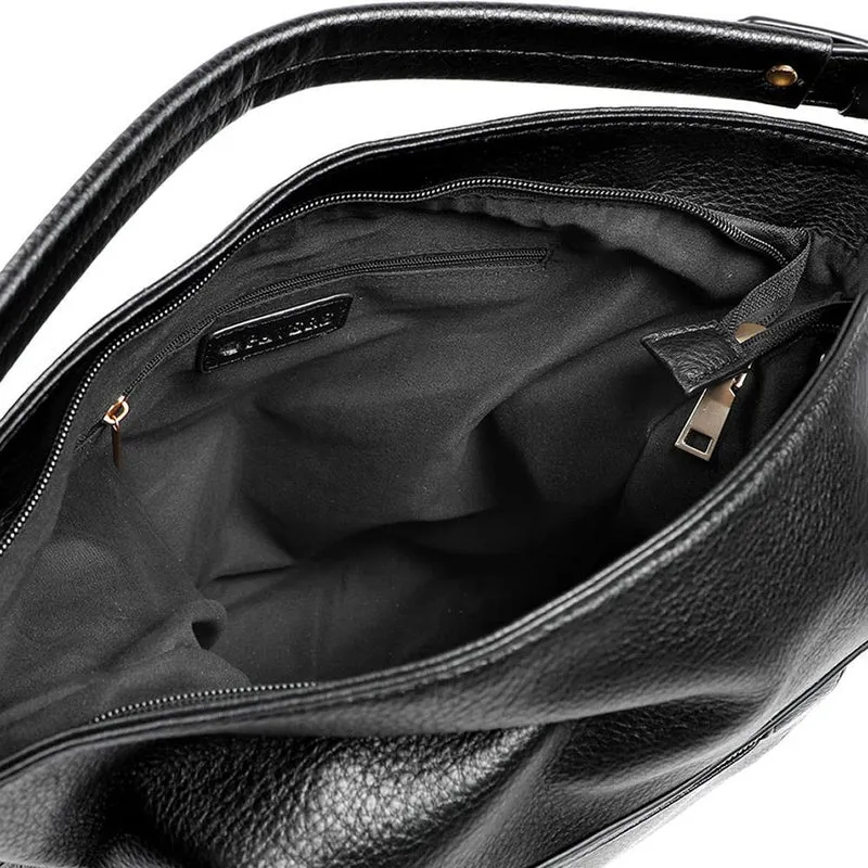 Multi Zipped Stylish Shoulder Bag - RIM42007 / 328 658 - Black