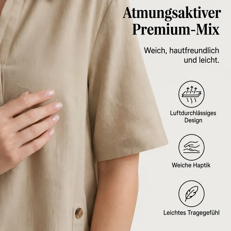 Luvessa | Bequemes Sommer-Zweiteiler-Set mit Shorts