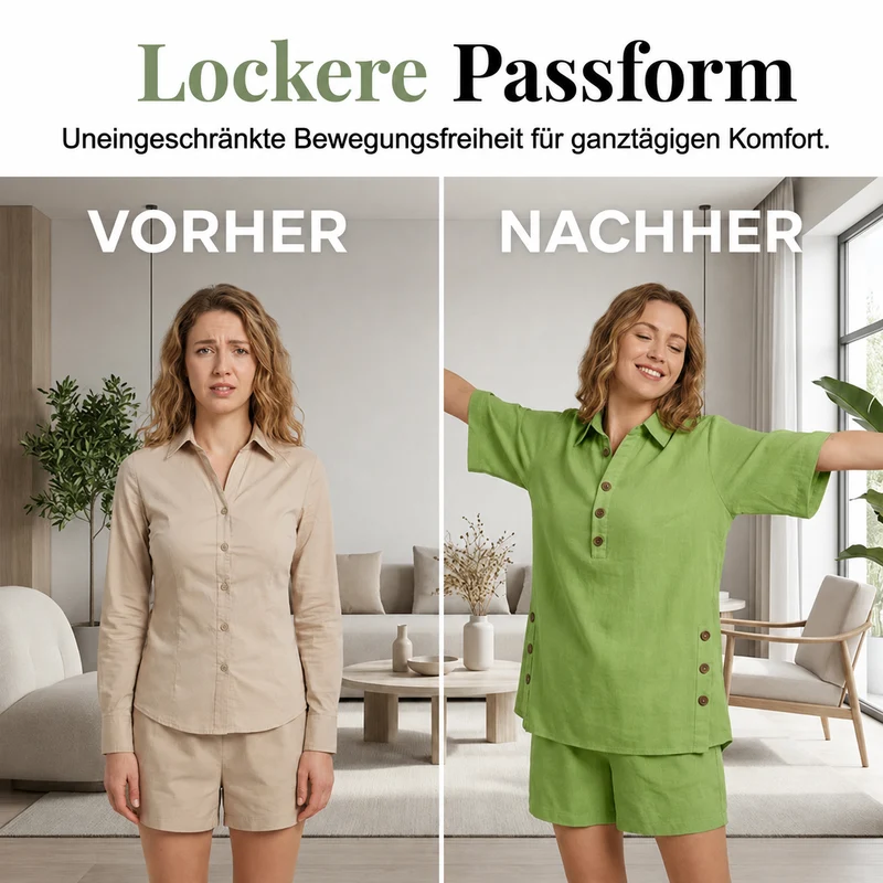 Luvessa | Bequemes Sommer-Zweiteiler-Set mit Shorts