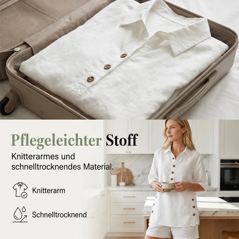 Luvessa | Bequemes Sommer-Zweiteiler-Set mit Shorts
