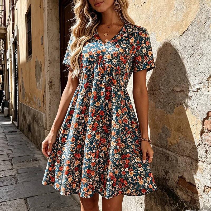 Neneca | Anmutiges Blumenkleid für elegante Alltagslooks