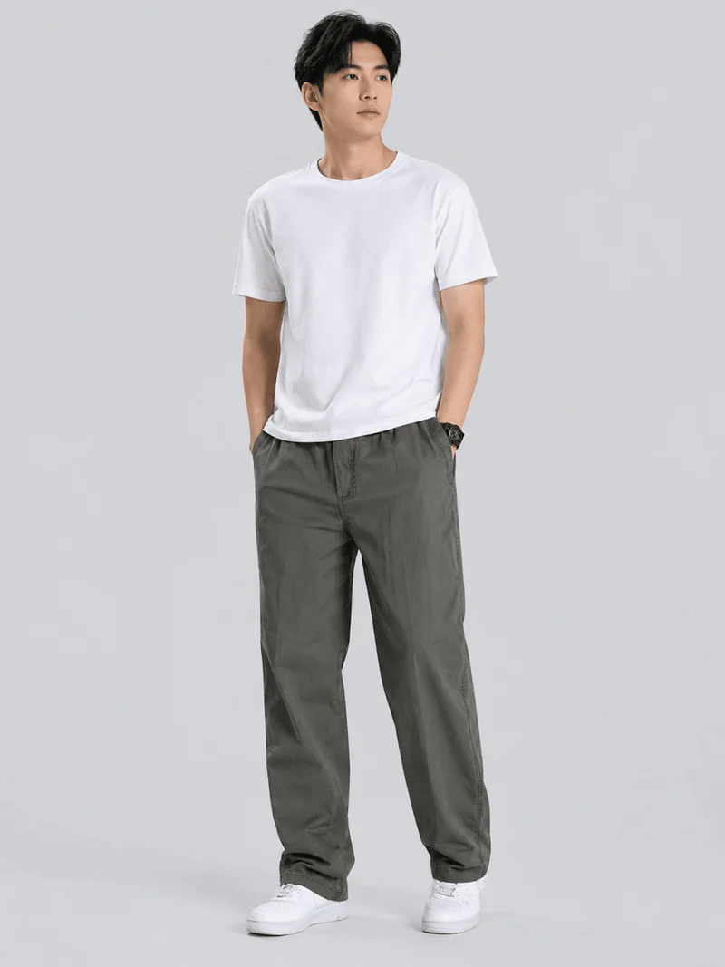 Herren Cargo Hose Loose Fit mit Gummibund