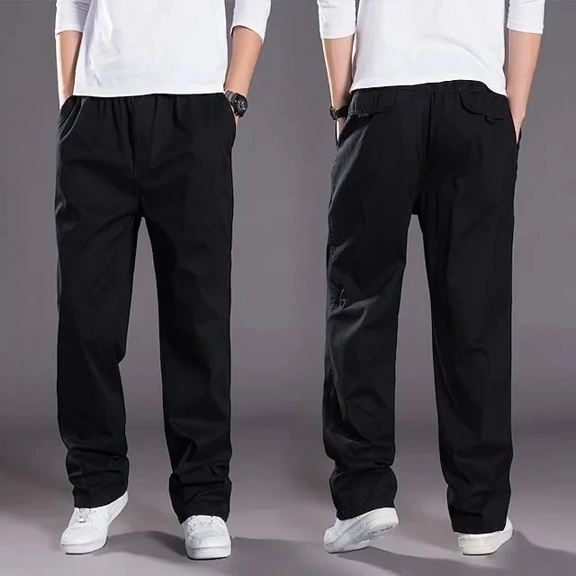 Herren Cargo Hose Loose Fit mit Gummibund