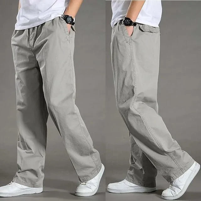 Herren Cargo Hose Loose Fit mit Gummibund