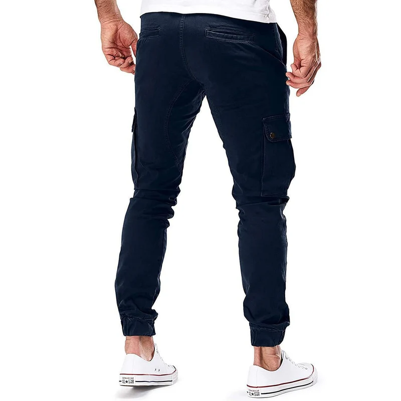 Herren Cargo Hose Slim Fit mit Taschen