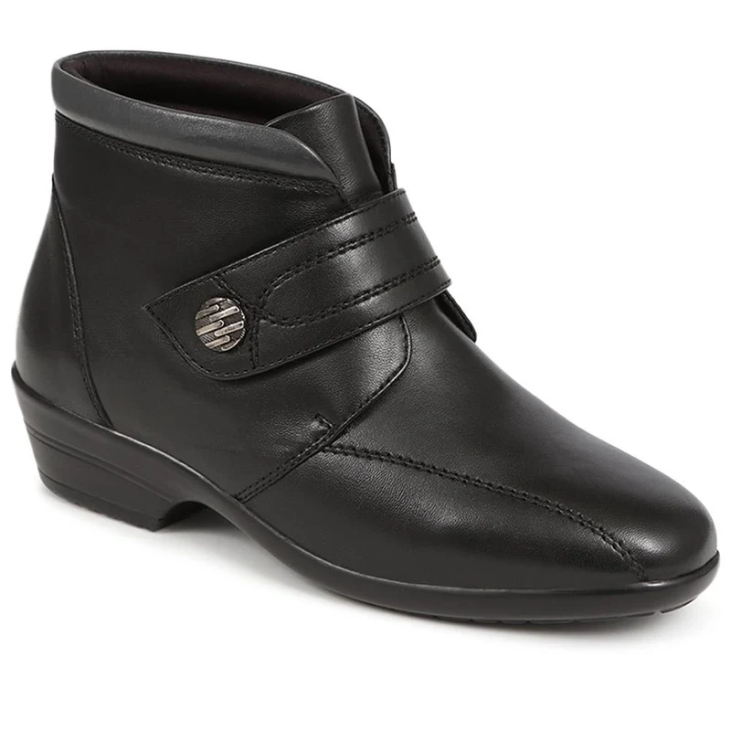 Touch-Fasten Ankle Boots - KF40001 / 326 478 - Black