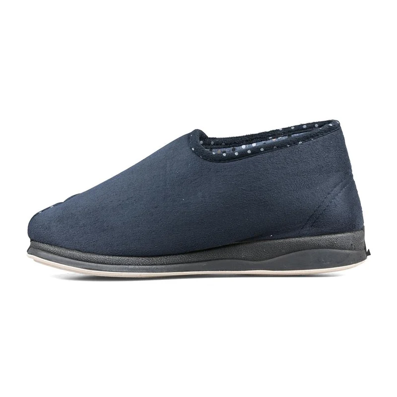 Padders Ladies Slippers 2E Fit Vulcanised - CHERISH - Cherish / null - Navy