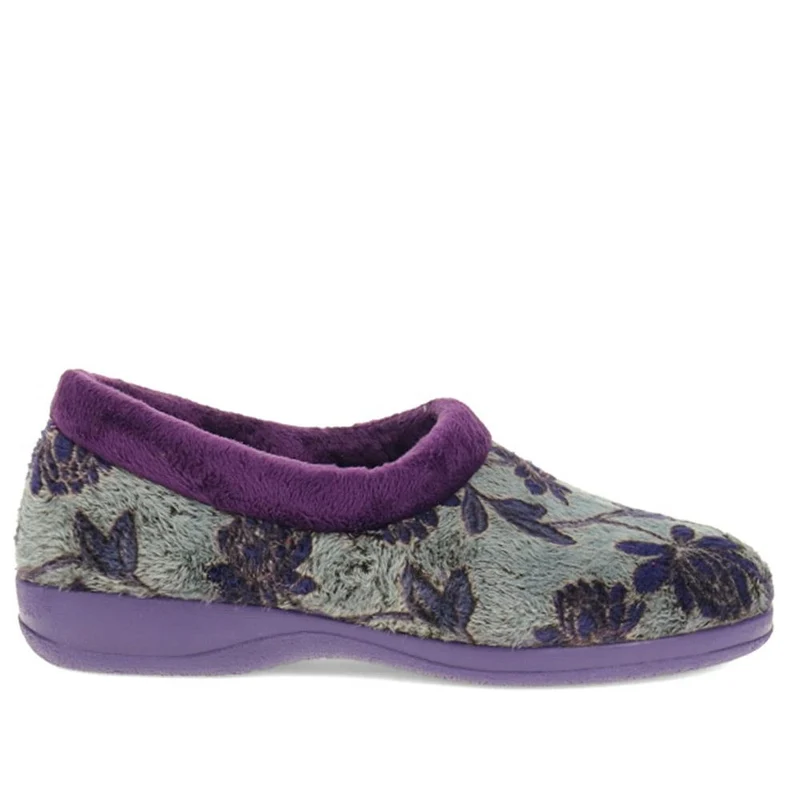 Faux-Fur Full Slippers - ANAT40001 / 325 936 - Purple