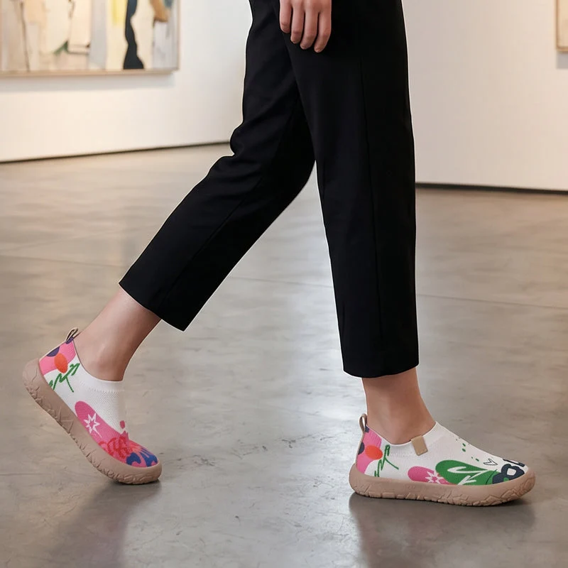 Eveelin | Bequeme Slip-On-Schuhe mit kunstvollem Print