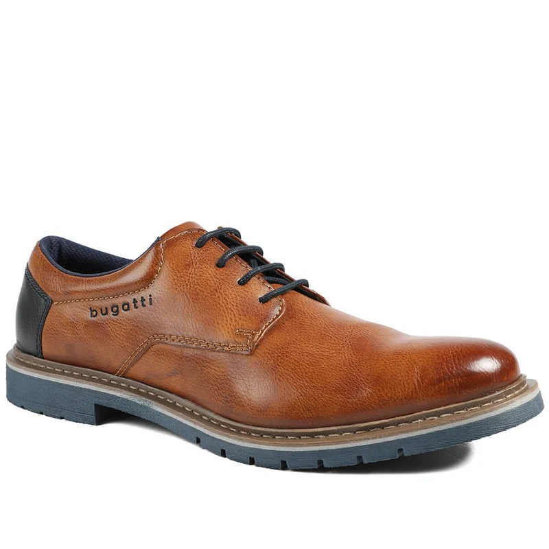 Bugatti Smart Leather Lace Up Shoes - BUG43512 / 328 754 - Tan