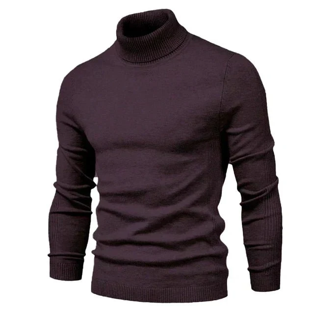 Rollkragenpullover Herren Klassisch