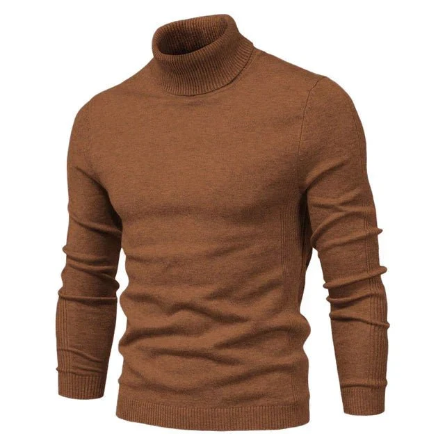 Rollkragenpullover Herren Klassisch