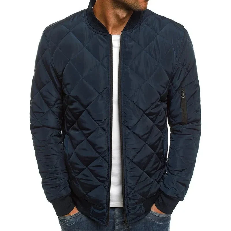 Steppjacke Herren Bomber mit Reißverschluss