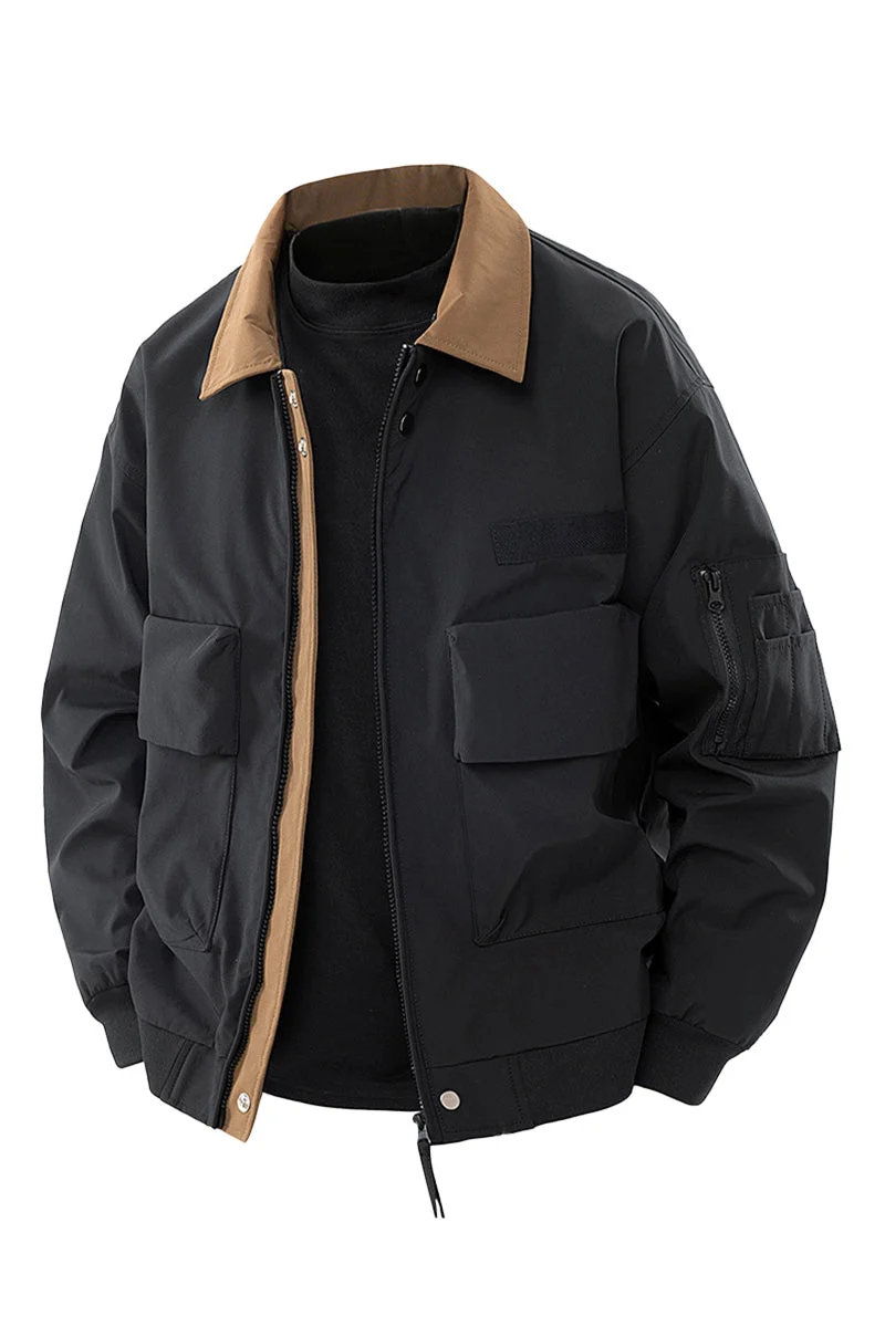 Übergangsjacke Herren Utility mit Taschen